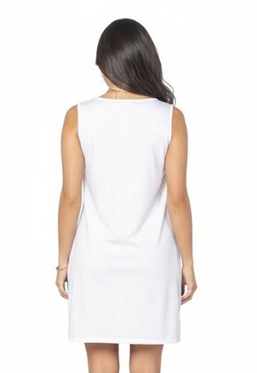 Vestido Corto Mujer Blanco Mp 4043