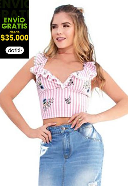 Blusa Juvenil Para Mujer Atypical -Estampado