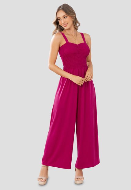 Enterizo Largo Mujer Fucsia Mp 1064