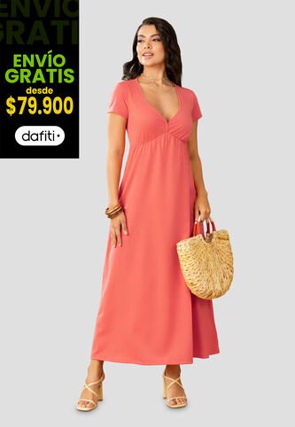Vestido Largo Mujer Coral Mp 79860 MP