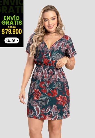 Vestido Mujer Estampado Mp 104374 MP