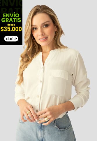 Camisa Mujer Crema Mp 112233 MP