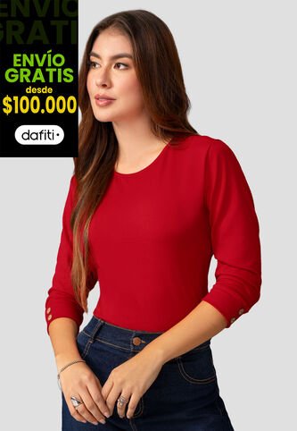 Camibuzo Mujer Rojo Mp 2364 MP
