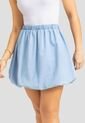 Falda Corta Mujer Azul Claro Mp 104900 de MP