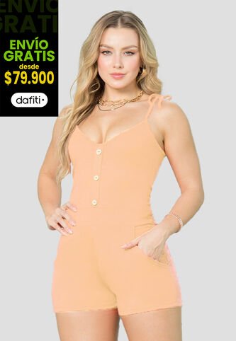 Enterizo Corto Mujer Caramelo Mp 146 MP