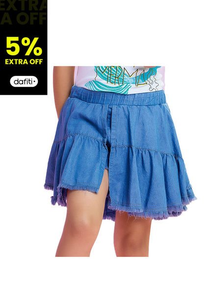 Falda Para Niña T_Azul MP