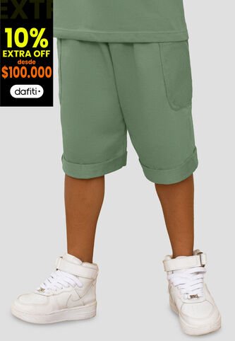 Bermuda Paq X2 Niños Infantil Multicolor Mp 107258 MP