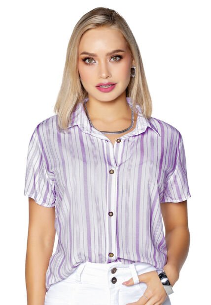 Camisa Mujer Lila Mp 33875