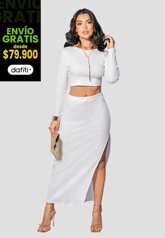 Conjunto Mujer Blanco Mp 105194 MP