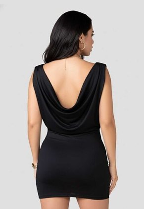 Vestido Corto Mujer Negro Mp 100234