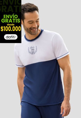 Camiseta Hombre Azul Profundo Mp 110752 MP