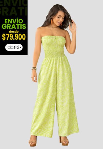 Enterizo Largo Mujer Estampado Mp 105895 MP