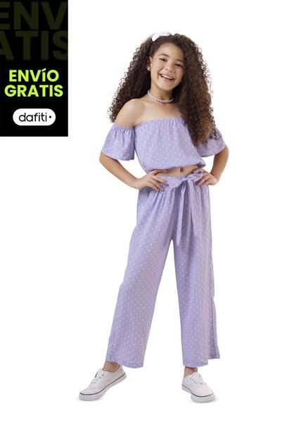 Conjunto Infantil Violeta Mp 4070