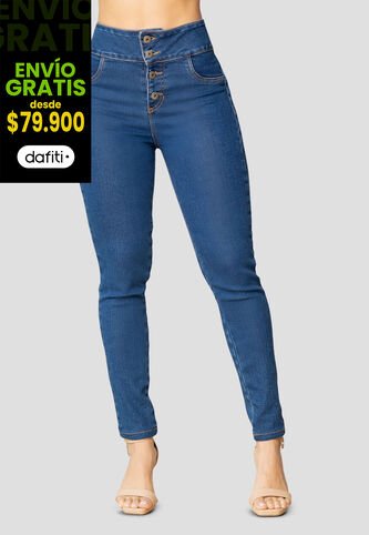 Jean Mujer Azul Medio Mp 105526 MP
