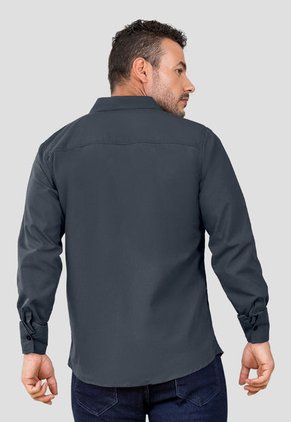 Camisa Hombre Gris Oscuro Mp 105653