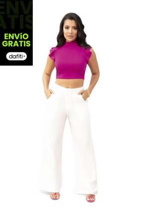 Pantalón Mujer Blanco Mp 4758
