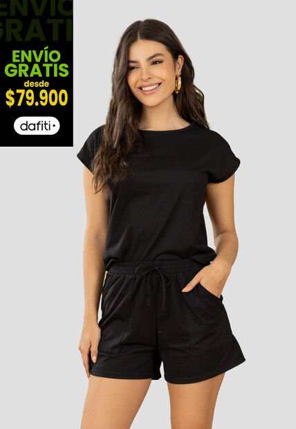 Conjunto Mujer Negro Mp 102318