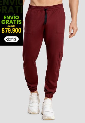 Jogger Hombre Vinotinto Mp 104553 MP