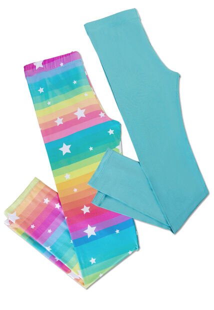 Legging Paq X2 Infantil Femenino Multicolor Mp 16789