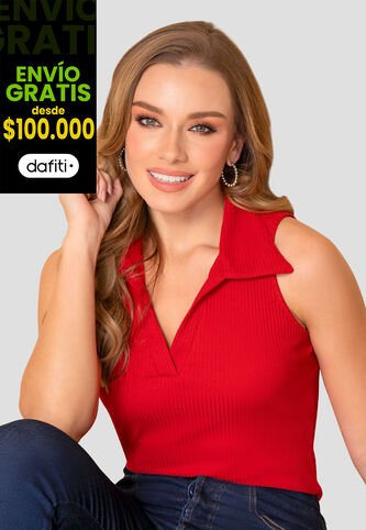 Blusa Mujer Rojo Mp 108314 MP