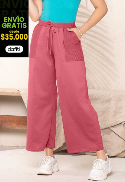 Pantalón Mujer Rosa Mp 821