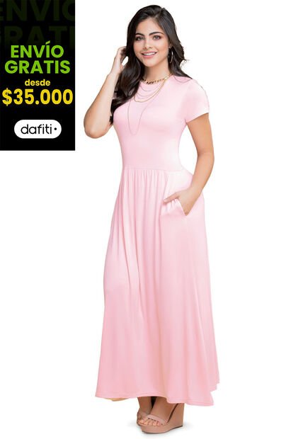 Vestido Para Mujer Palo De Rosa MP