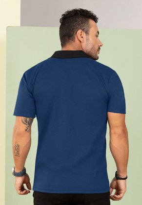Polo Hombre Azul Navy Mp 105398