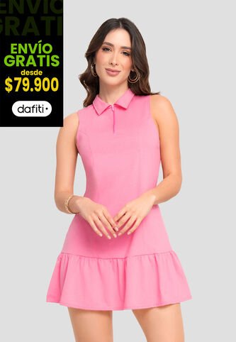 Vestido Corto Mujer Rosa Mp 104446 MP