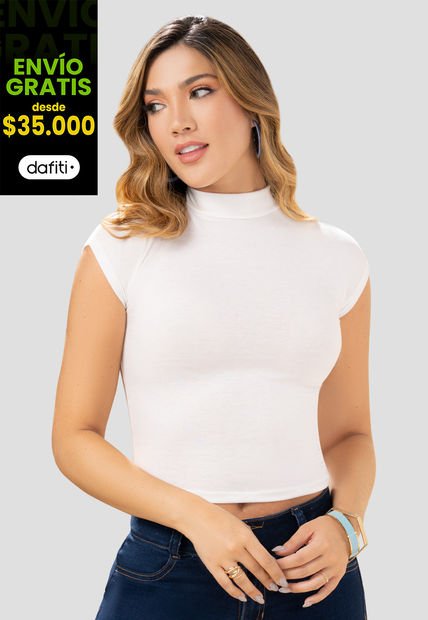 Blusa Mujer Marfil Mp 102963