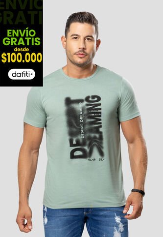 Camiseta Hombre Verde Oliva Mp 106419 MP