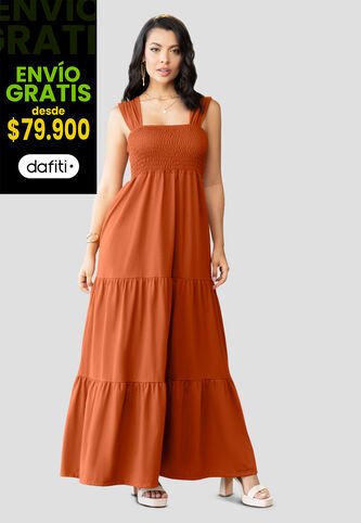 Vestido Mujer Naranja Mp 104373 MP