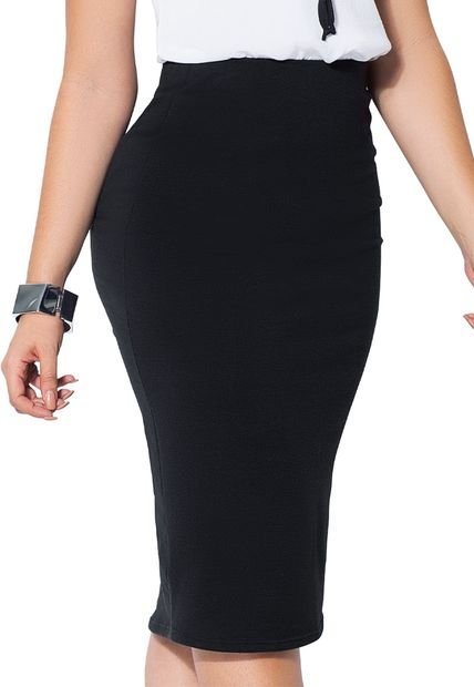 Falda Corta Para Mujer Negro MP