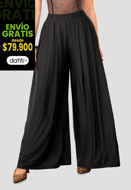 Pantalón Mujer Negro Mp 112389