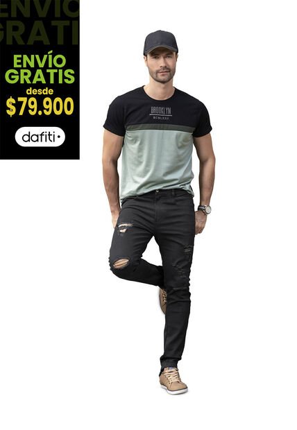 Jean Hombre Negro Mp 78119