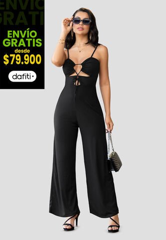 Enterizo Largo Mujer Negro Mp 104211 MP