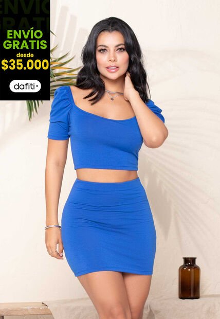 Conjunto Mujer Azul Mp 783