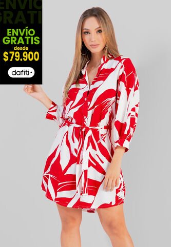 Vestido Corto Mujer Rojo Mp 104010 MP
