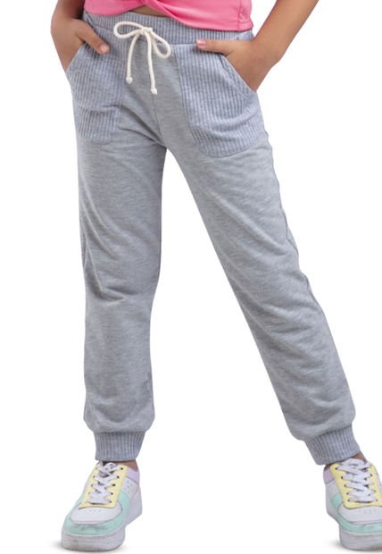 Jogger Infantil Femenino Gris Mp 33640