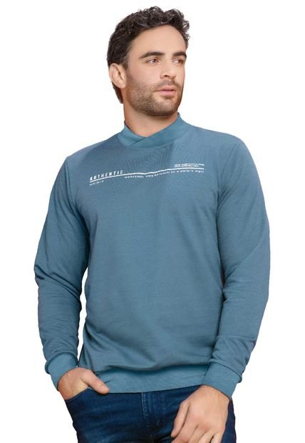 Buzo Hombre Azul Mp 89203