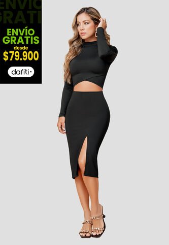 Conjunto Mujer Negro Mp 104019 MP
