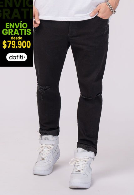 Jean Hombre Negro Mp 103337