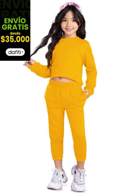 Conjunto Infantil Bebés Amarillo Mp 87285