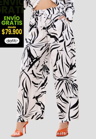 Pantalón Mujer Blanco Mp 102980 MP