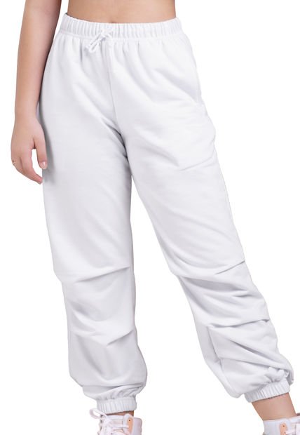 Jogger Infantil Femenino Blanco Mp 3202