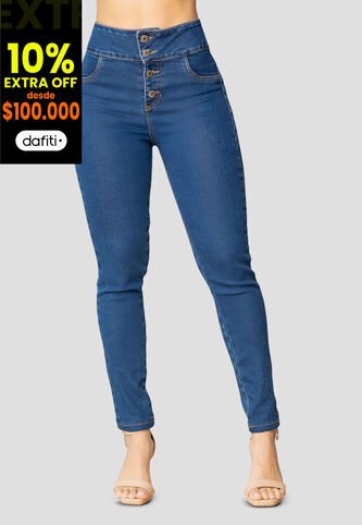 Jean Mujer Azul Medio Mp 105526 MP