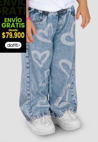 Pantalón Infantil Niñas Azul Claro Mp 103246 MP