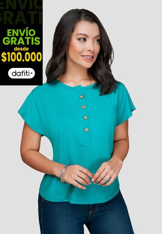 Blusa Mujer Verde Mp 103990 MP