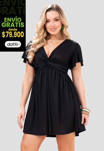 Vestido Corto Mujer Negro Mp 102977 MP