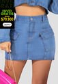 Falda Corta Mujer Azul Mp 103242 de MP