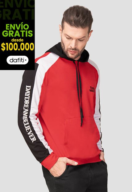 Buzo Hombre Rojo Mp 103620